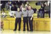 ICAOA members Dennis Miller, Josh Berka, and Aaron Granquist work a basketball game at Tri-County.